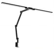 LED skrivebordslampe med svingarm monteret på bordkanten