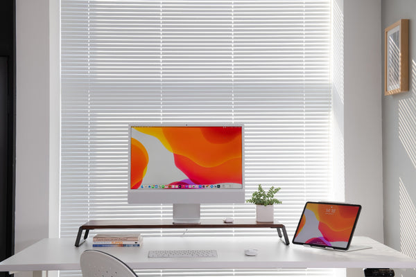 WERGON - Tanja - Laptop / Monitor Desktop Design møbel - Mørk brun