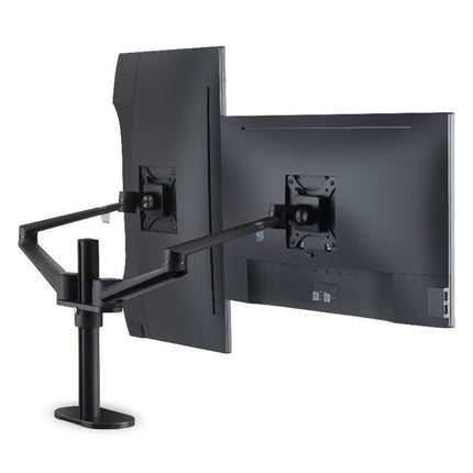 WERGON - Titan - Justerbar Dual LCD / Monitor skærm holder/arm - til 2 skærme Max 32" - Sort