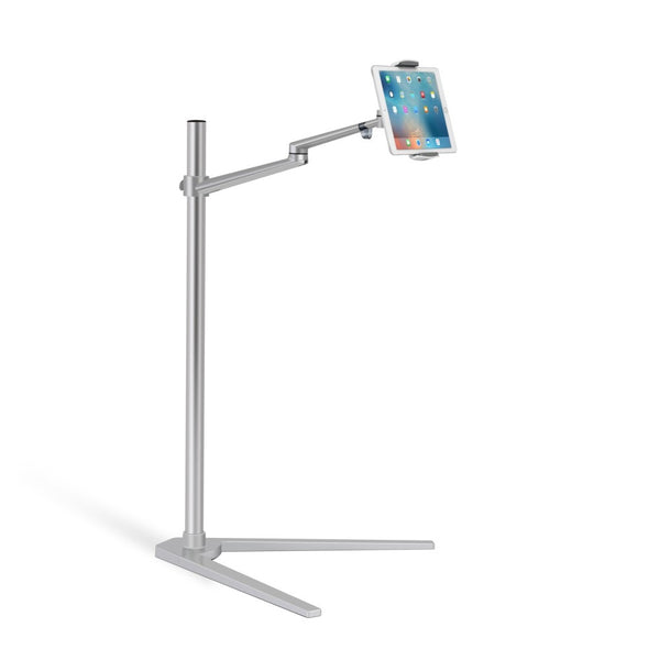 WERGON - Pluto - iPhone / tablet 4-13" - Justerbar Design Alu holder H:41-107cm - Sort