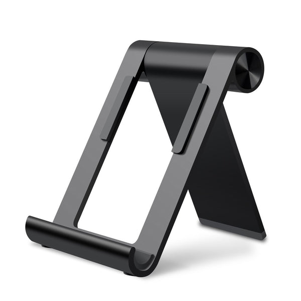 WERGON - Ydun - iPhone / Smartphone / Tablet - Aluminium Foldbar Design holder op til 7" - Sort