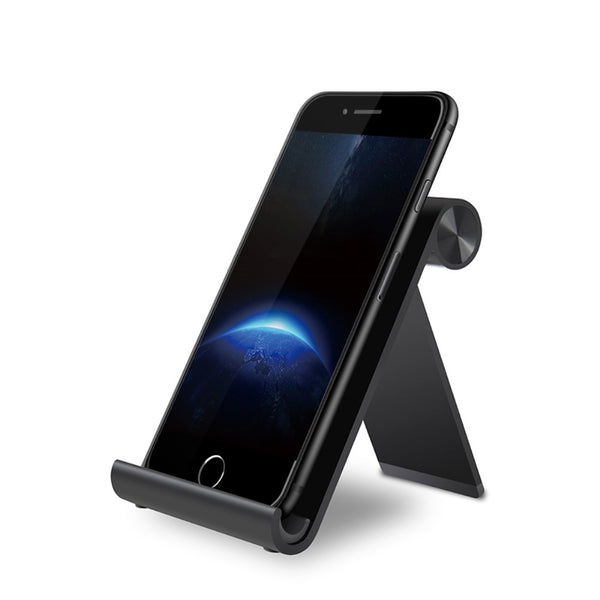 WERGON - Ydun - iPhone / Smartphone / Tablet - Aluminium Foldbar Design holder op til 7" - Sort