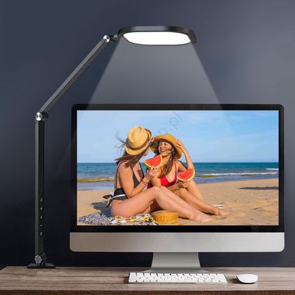 Skrivebordslampe - LED - Transformerbar med fjernbetjening - 1300 Lumen - Sort
