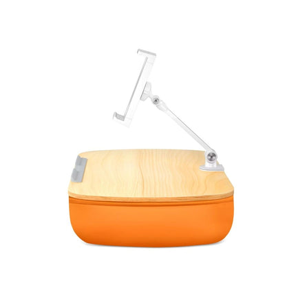 WERGON - Atlas - Tablet / Laptop / smartphone - Pudestøtte & roterbar holder 4-15" - Bøg/orange