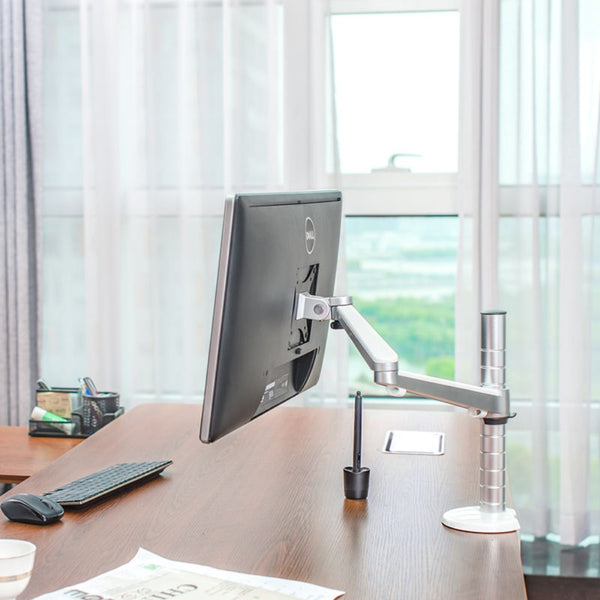 WERGON - Ella - Justerbar LCD / Monitor skærm holder/arm - Max 32" - Sølv