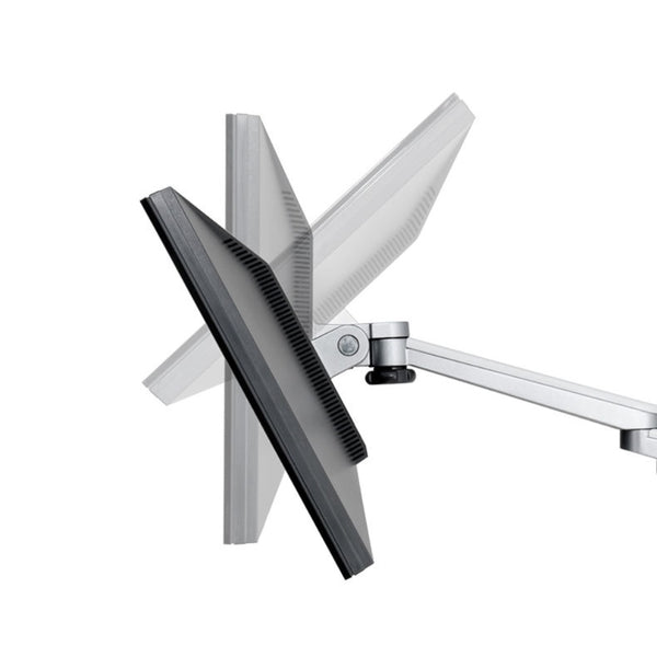 WERGON - Esme - Justerbar Dual LCD / Monitor skærm holder/arm - til 2 skærme Max 32" - Sort