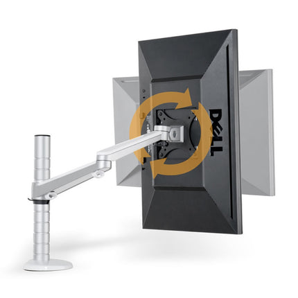 WERGON - Esme - Justerbar Dual LCD / Monitor skærm holder/arm - til 2 skærme Max 32" - Sort