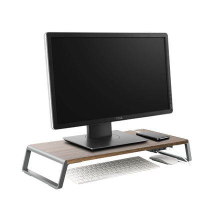 WERGON - Ember - Laptop / Monitor Desktop Design møbel med USB hub - B: 56cm - Valnød