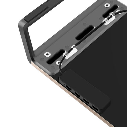 WERGON - Ember - Laptop / Monitor Desktop Design møbel med USB hub - B: 56cm - Valnød