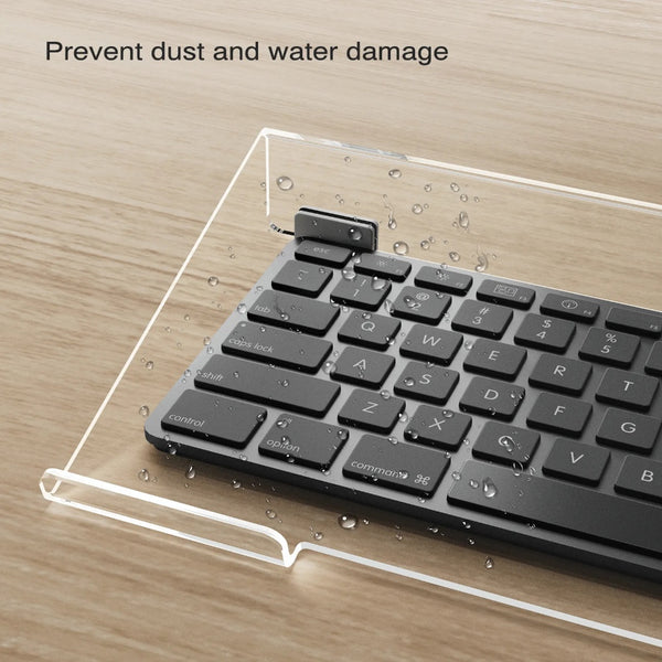 WERGON - Aurora - Holder til tastatur med justerbart LED lys - Str.46x16cm - Sort