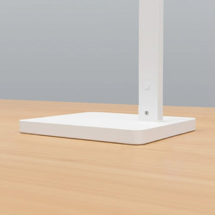 Transformbar Skrivebordslampe - Med svingarm og Square Base - 1600 Lumen - Hvid
