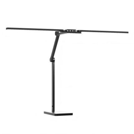Transformbar Skrivebordslampe - Med svingarm og Square Base - 1600 Lumen - Sort