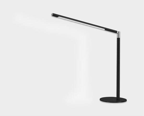 Metal Skrivebordslampe - Med Base og Transformbar arm - Sort