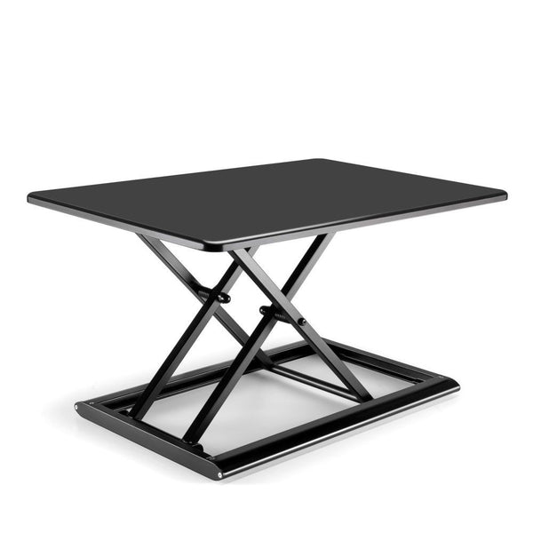 WERGON - Vincent - Justerbar Ergonomisk hæve/sænke Desk Riser til bord/arbejdsplads - Mørk brun