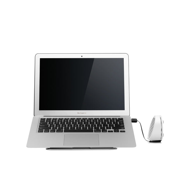 WERGON - William - Laptop / Tablet holder stand - Aluminium - Tablet holder 9-13" - Laptop 11-15,6" – Sølv