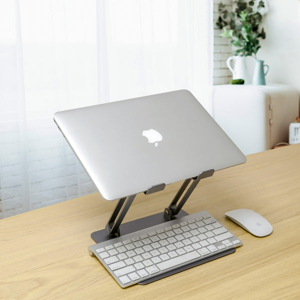 WERGON - Erik - Laptop/MacBook - Justerbar Alu Desktop Design holder 11-17" - Sort