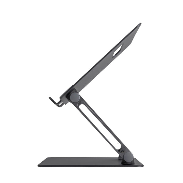 WERGON - Erik - Laptop/MacBook - Justerbar Alu Desktop Design holder 11-17" - Sort