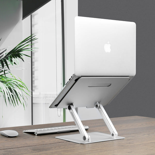 WERGON - Erik - Laptop/MacBook - Justerbar Alu Desktop Design holder 11-17" - Sølv