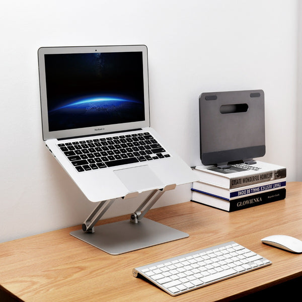 WERGON - Erik - Laptop/MacBook - Justerbar Alu Desktop Design holder 11-17" - Sølv