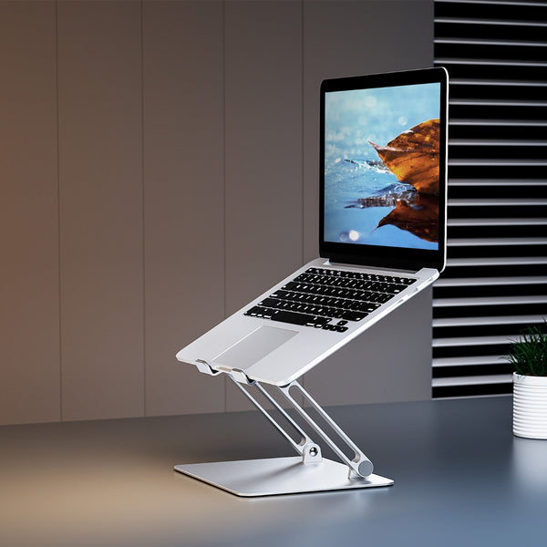 WERGON - Erik - Laptop/MacBook - Justerbar Alu Desktop Design holder 11-17" - Sølv