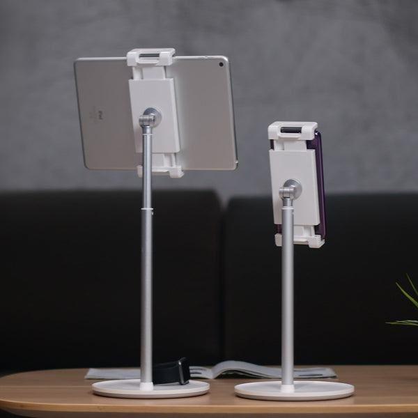 WERGON - Tinna - iPhone / Smartphone / Tablet - Aluminium Fleksibel Design holder 4,7-12,9" - Sølv