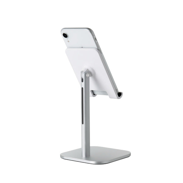 WERGON - Fillip- iPhone / Smartphone / Tablet - Aluminium Fleksibel Design holder 4,7-10" - Sølv