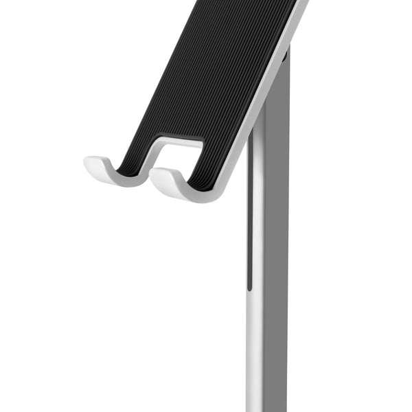 WERGON - Fillip- iPhone / Smartphone / Tablet - Aluminium Fleksibel Design holder 4,7-10" - Sølv