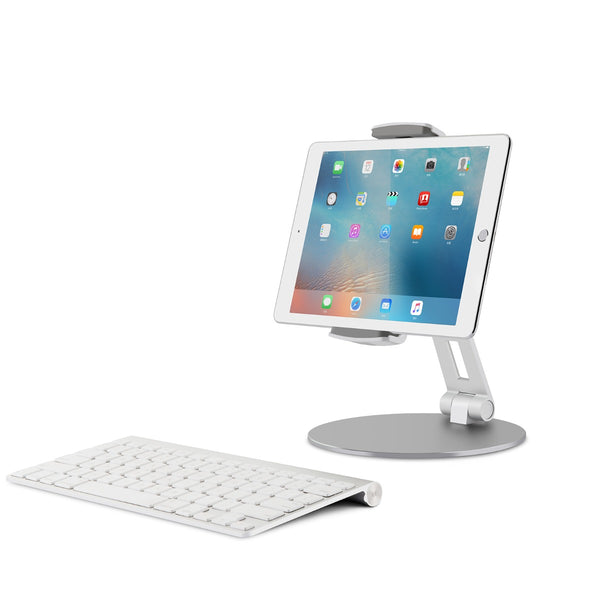 WERGON - Niels - iPhone / Smartphone / Tablet - Aluminium Fleksibel Desktop Design holder 7-12,9" - Sølv