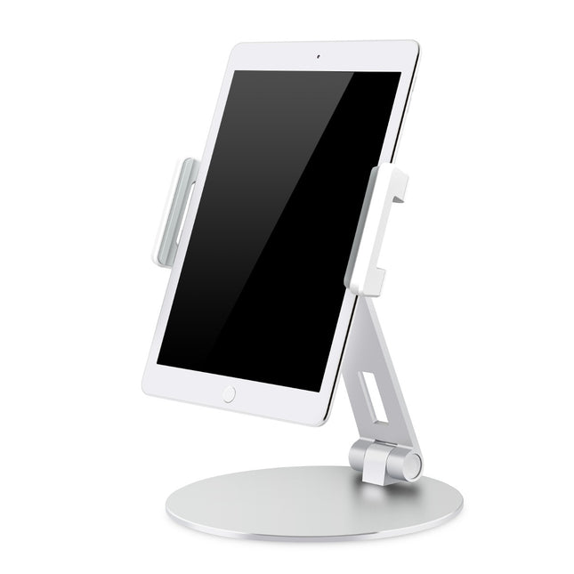 WERGON - Isaac - iPhone / Smartphone / Tablet - Aluminium Fleksibel Desktop Design holder 7-12,9" - Sølv