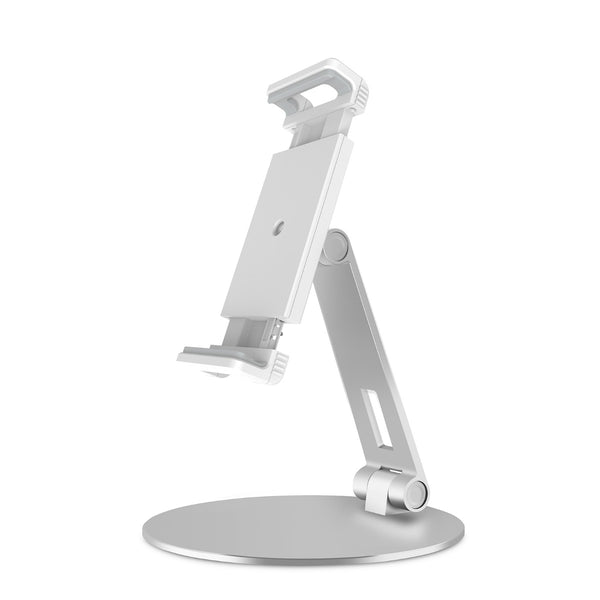 WERGON - Isaac - iPhone / Smartphone / Tablet - Aluminium Fleksibel Desktop Design holder 7-12,9" - Sølv