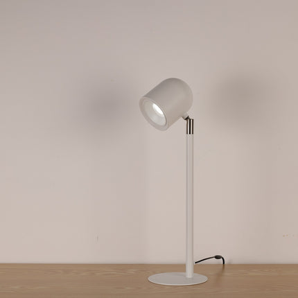 Klassisk & Minimalistisk Skrivebordslampe - Med Base - Hvid