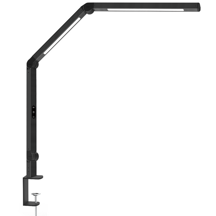 Skrivebordslampe LED lampe - Med svingarm - 560 Lumen - Sort