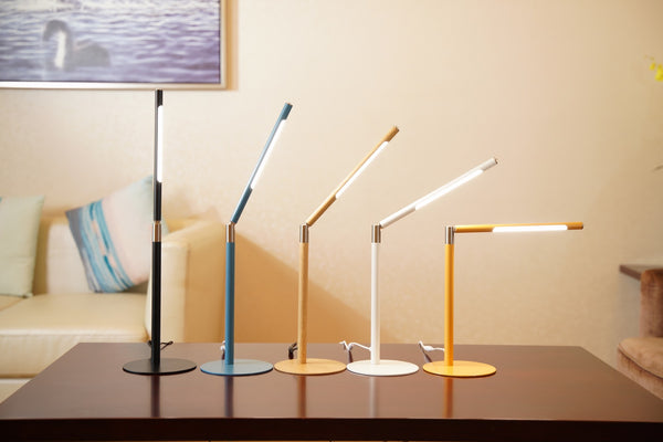 Minimalistisk Skrivebordslampe - Sort - 200 Lumen