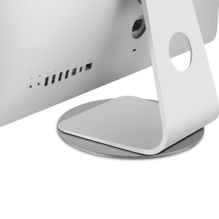 WERGON - Elias - Roterbar Skærm/Tablet Stand - Silikone - 380 grader - Sølv