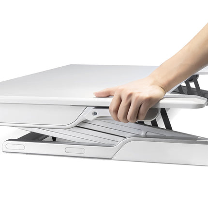 WERGON Winston Ergonomisk Hæve/Sænke Desk Riser - Mørk Brun