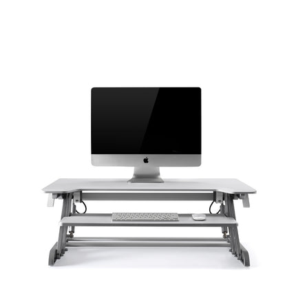 WERGON Winston Ergonomisk Hæve/Sænke Desk Riser - Mørk Brun