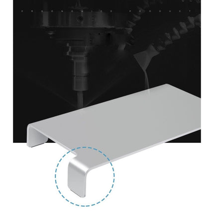 WERGON - Nohr - Laptop / Monitor Desktop Design Aluminium holder 40*21cm - Sølv