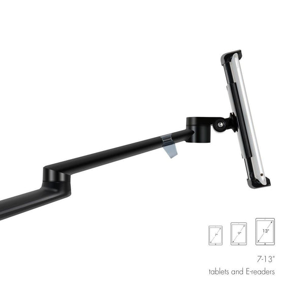 WERGON - Pluto - iPhone / tablet 4-13" - Justerbar Design Alu holder H:41-107cm - Sort