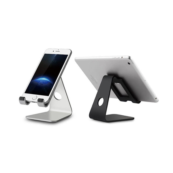 WERGON - Anker - iPhone / Smartphone / Tablet - Aluminium Design holder op til 7" - Sølv