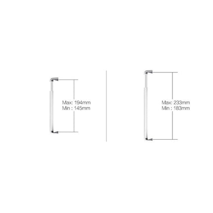 WERGON - Freja - iPad / Tablet - Aluminium Justerbar Design holder 7-13" - Sølv