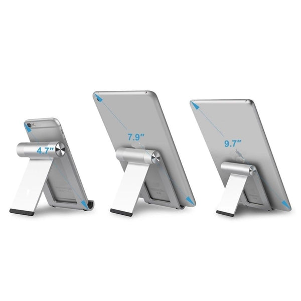 WERGON - Ydun - iPhone / Smartphone / Tablet - Aluminium Foldbar Design holder op til 7" - Sort