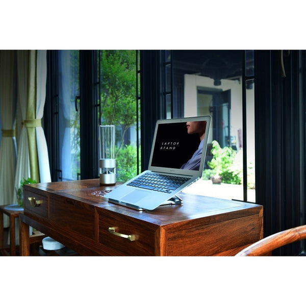 WERGON - Jupiter - Laptop/MacBook - Justerbar Alu Desktop Design holder 11-15.6" - Sølv