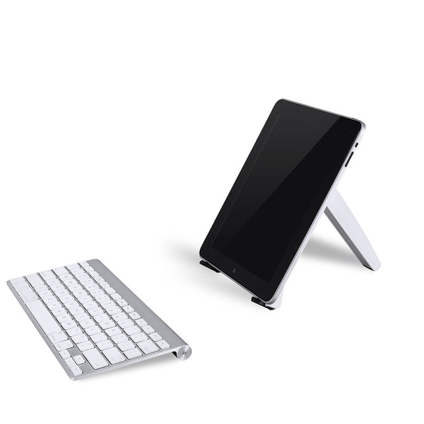 WERGON - Nor - iPhone / tablet 7-12,9" - Laptop 9,7-15,6"- Foldbar / Transportabel - Aluminium - Sølv/hvid