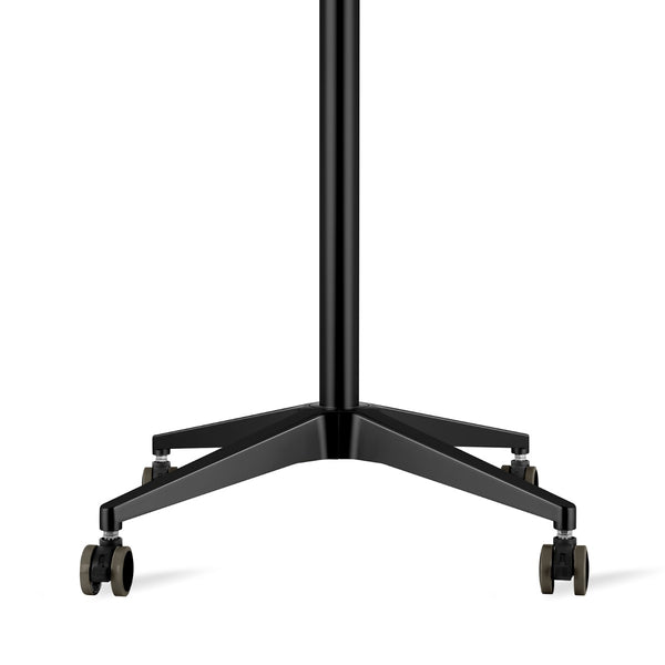 WERGON - Tristan - Justerbar Alu holder med hjul - Laptop 10-17" / Tablet 4-14" - H:83-130cm - Sort