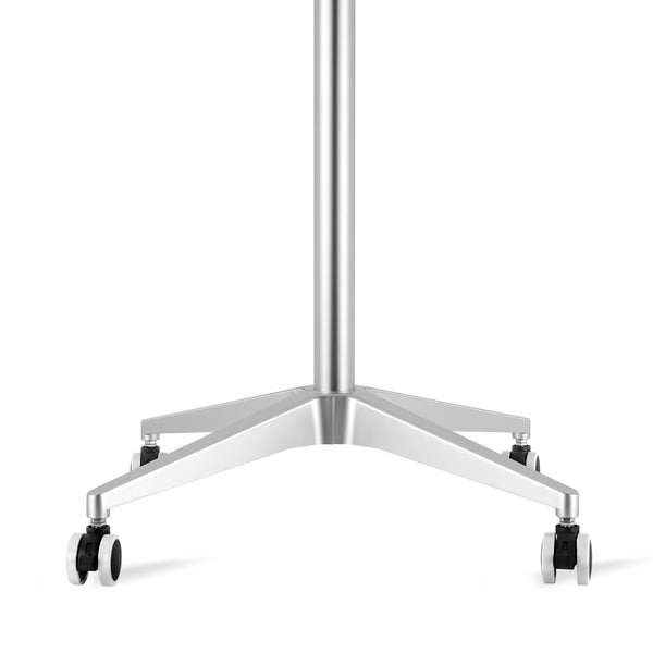 WERGON - Tristan - Justerbar Alu holder med hjul - Laptop 10-17" / Tablet 4-14" - H:83-130cm - Sølv