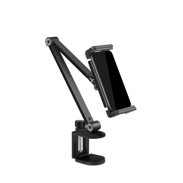 WERGON - Wave - iPhone / Smartphone / Tablet - Aluminium Fleksibel Desktop Design holder 7-13" - Sort