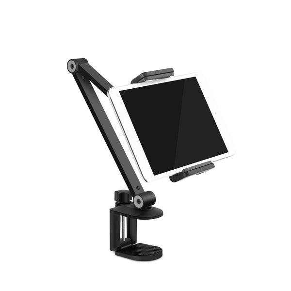 WERGON - Wave - iPhone / Smartphone / Tablet - Aluminium Fleksibel Desktop Design holder 7-13" - Sort